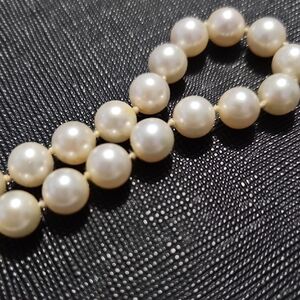 Vintage Stand Of Real Pearls Classic Pearl Necklace